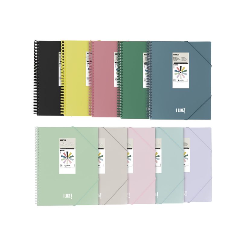 8413623180844-Grafoplas Maxiplás I Like! - Porte vues - 30 compartiments - pour A4 (210 x 297 mm) - ros-P_405241839_1-0