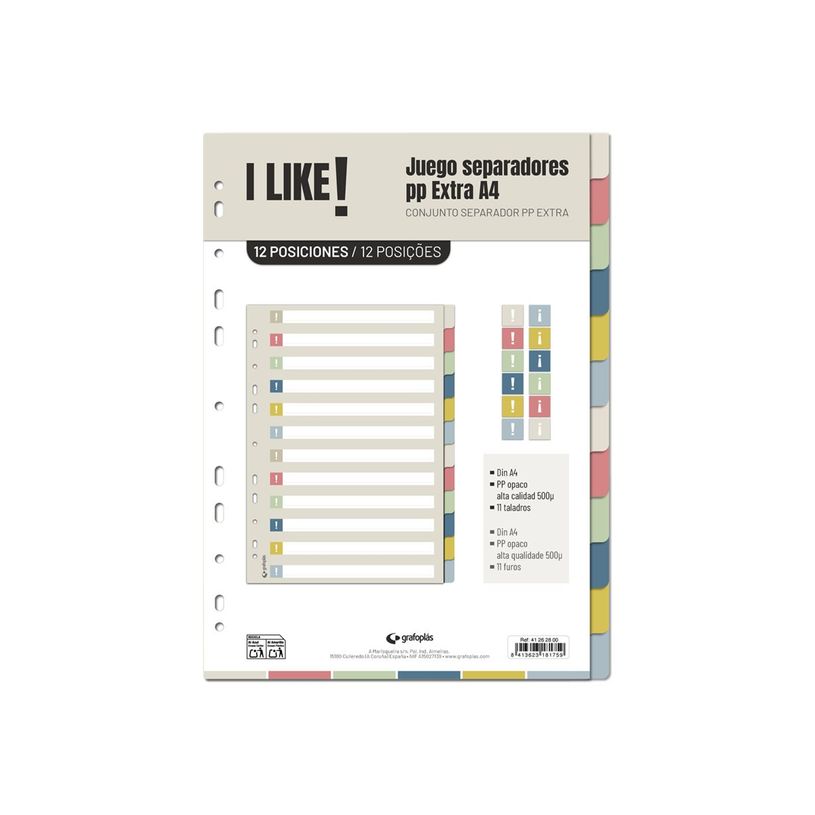 8413623181759-Grafoplas I Like! - Intercalaire - 12 positions - pour A4 (210 x 297 mm)-P_405241876_1-0