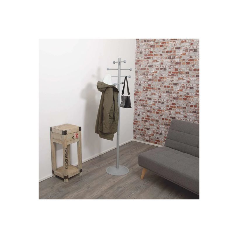 4002390095068-MAULSaphir Lite - Porte-manteau sur pied - 8 patères - gris-P_405241909_5-5