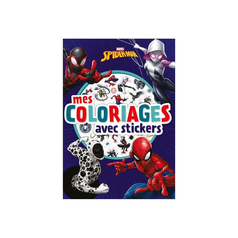 9782017243236-MARVEL - Mes coloriages avec stickers - Spider-Man - livre à colorier-P_405241990_2-2