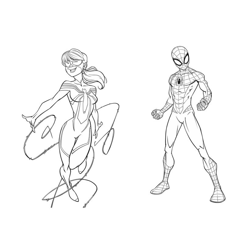 9782017243236-MARVEL - Mes coloriages avec stickers - Spider-Man - livre à colorier-P_405241990_3-1