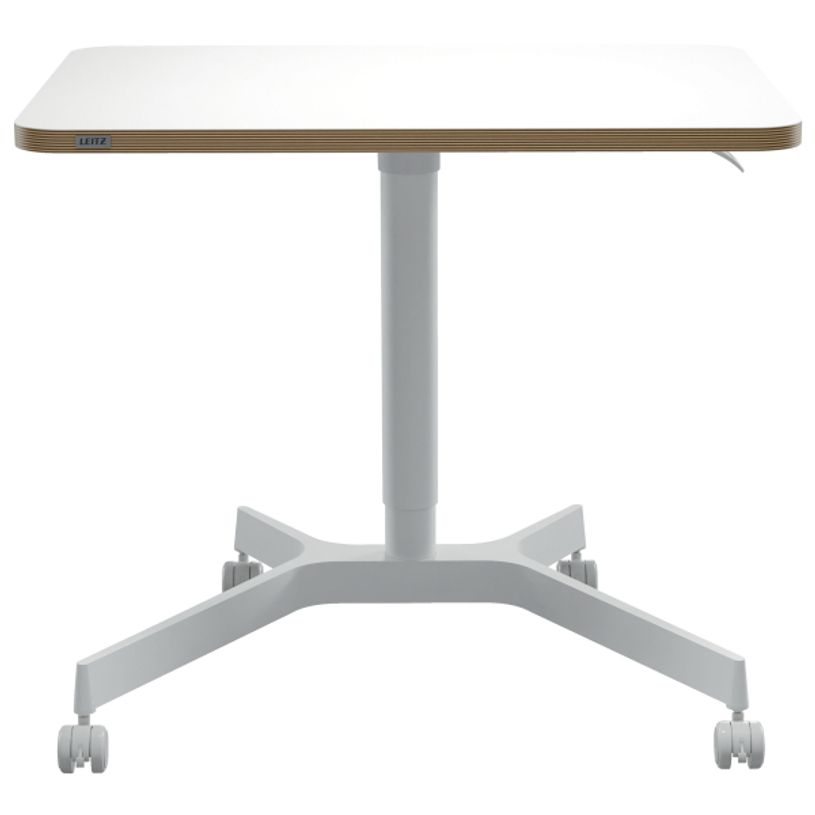 4002432138395-Bureau ERGO - Bureau assis-debout compact - réglable manuel 75-114cm - Blanc--0