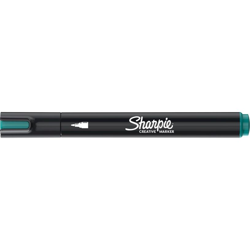 3026982055484-SHARPIE CREATIVE MARKERS feutres acrylique - Pointe ogive - Vert Émeraude--0