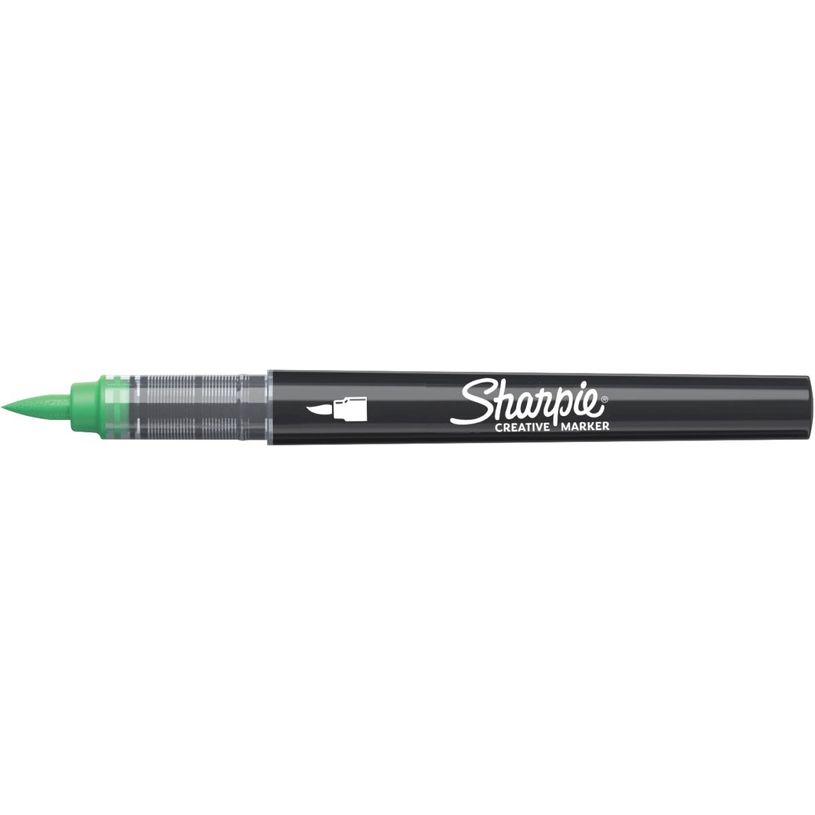 3026982055606-SHARPIE CREATIVE MARKERS feutres acrylique - Pointe pinceau - Vert--0