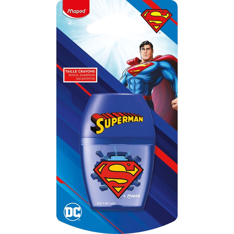 3154140340346-Maped - Superman - Taille-crayons Shaker 1 trou-P_405242127_1-0