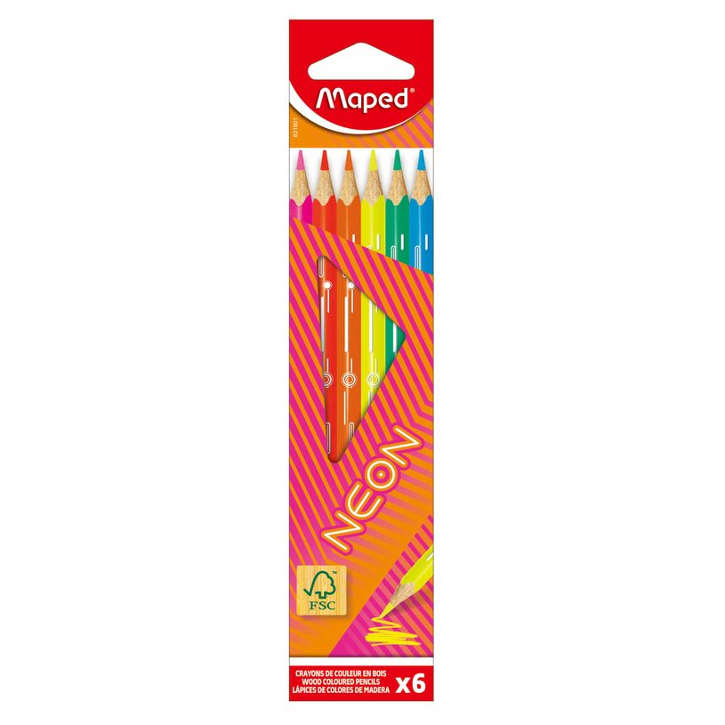 3154148318019-Maped - Neon - 6 crayons de couleur FSC-P_405242134_1-0