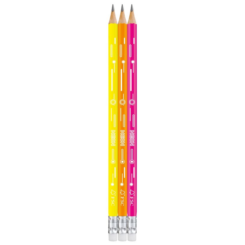 3154148537106-Maped - Neon - Blister de 3 crayons graphite HB - embout gomme-P_405242139_2-1