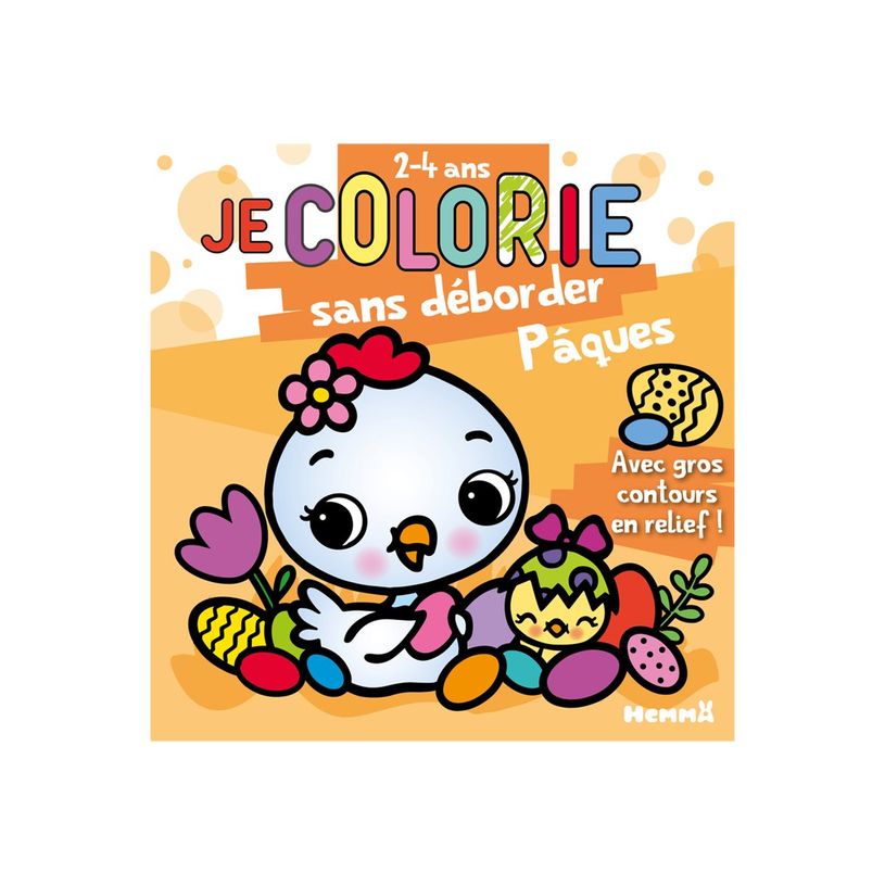 9782508060175-Je colorie sans déborder (2-4 ans) - Pâques - Bloc de coloriages aux contours épais paille-P_405242155_1-1