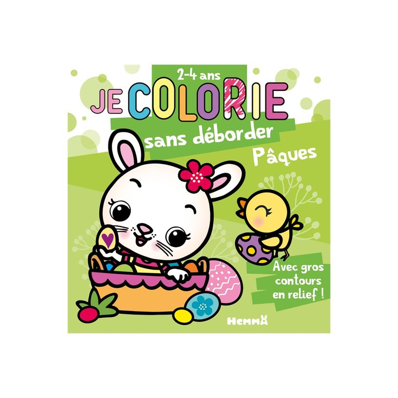9782508057489-Je colorie sans déborder (2-4 ans) - Pâques - Bloc de coloriages aux contours épais paillet-P_405242158_1-1