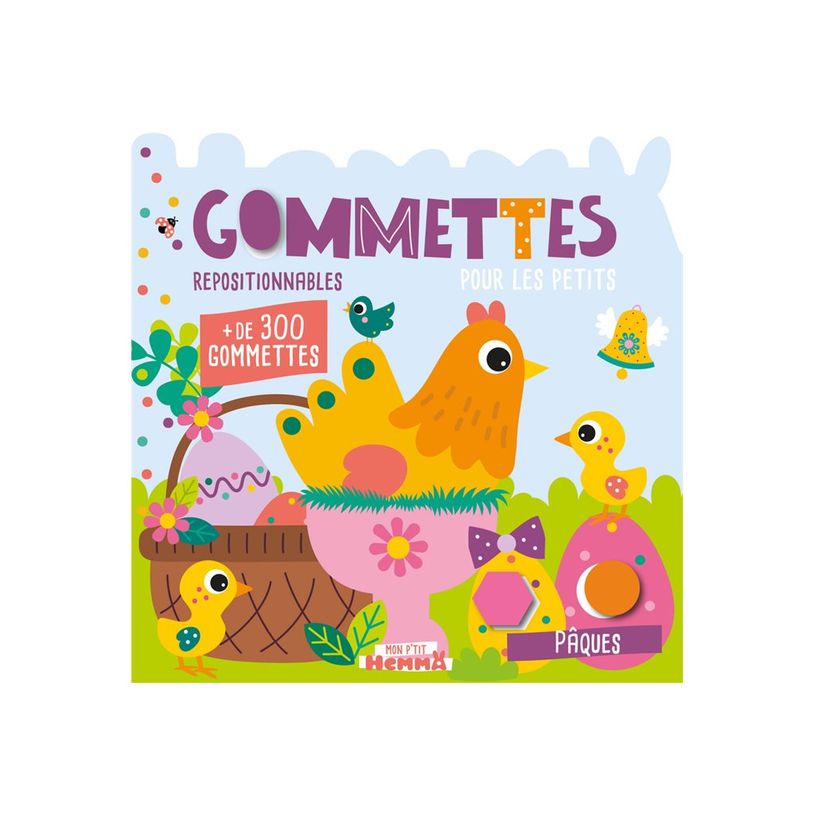 9782508057380-Gommettes pour les petits - Pâques - Mon P'tit Hemma - livre d'activités-P_405242159_1-0