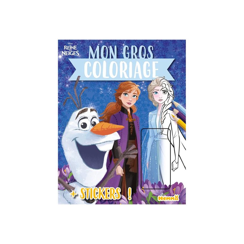 9782508059612-Mon gros coloriage + stickers! (Elsa et Anna Frozen 2) - Disney La Reine Des Neiges - livr-P_405242162_1-0