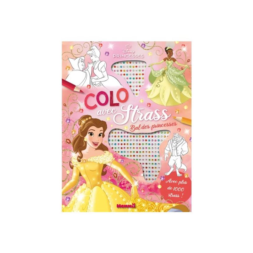 9782508058608-Disney Princesses - Colo avec strass - Bal des princesses - Coloriage avec strass - Dès 5-P_405242167_1-1