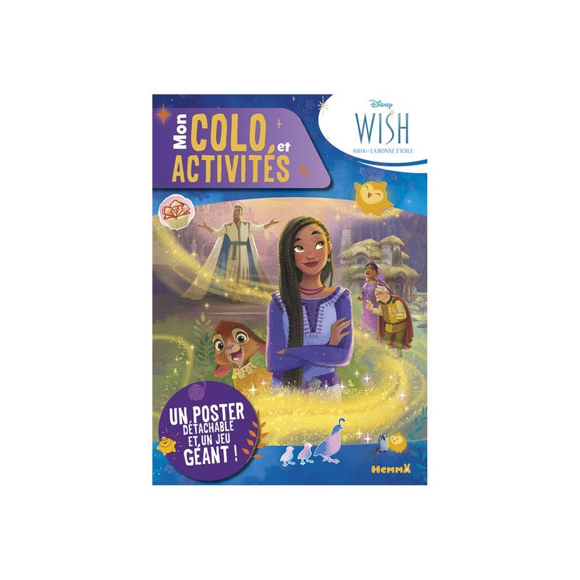 9782508056710-Mon colo et activités + poster - Disney Wish - livre de coloriage / d'activités-P_405242183_1-0