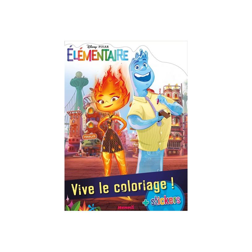 9782508055584-Disney Pixar Élémentaire - Vive le coloriage ! Livre de coloriage avec stickers Dès 4 a-P_405242187_1-1
