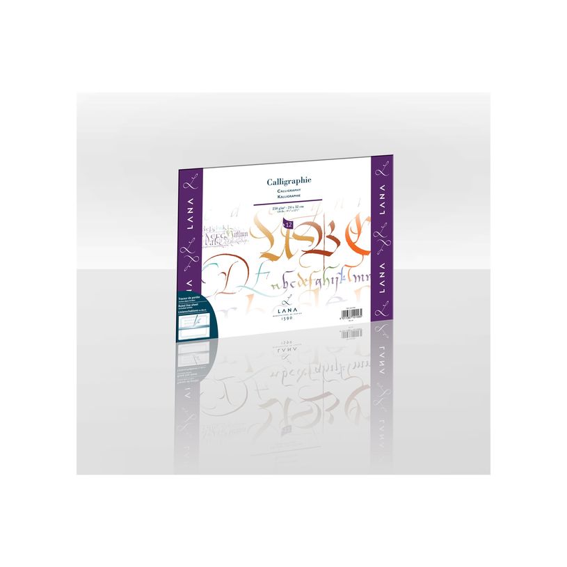 4011367101565-Hahnemühle LANA Smooth - Tampon de calligraphie - 240 x 320 mm - 12 feuilles - blanc-P_405242322_2-0