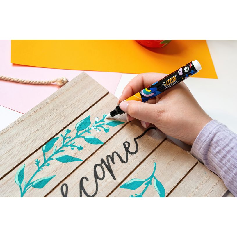 3086123775329-BIC Intensity - Marqueur à peinture - blanc - encre à l'eau - moyen-P_405242453_5-3