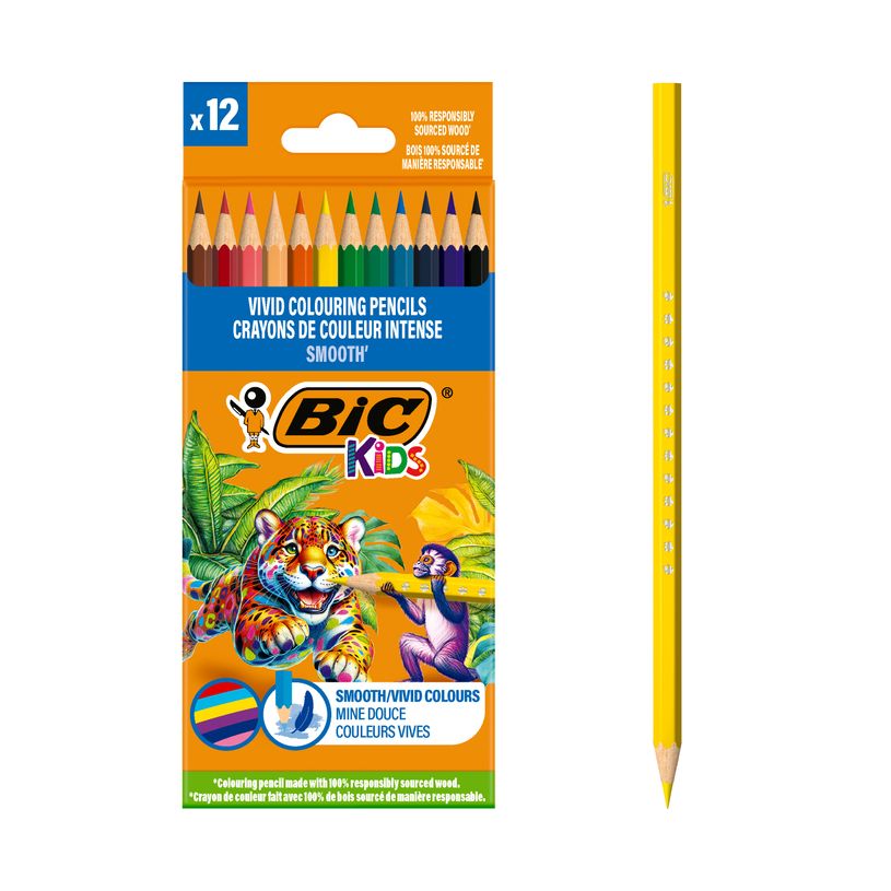 3086123768772-BIC Kids Crayons de Couleur Fabriqués avec 100% de bois sourcé de manière responsable - C-P_405242455_1-0