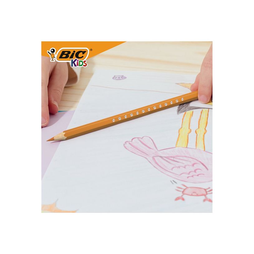 3086123768772-BIC Kids 12 Crayons de Couleur bois - Couleurs assorties-P_405242455_6-5