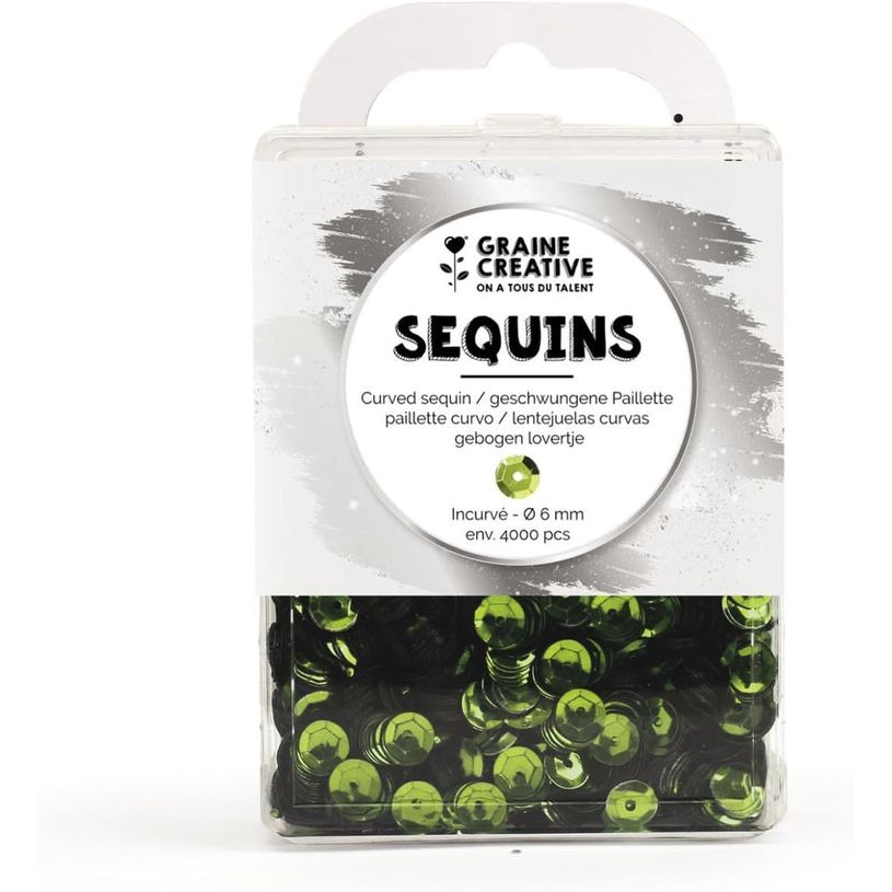 3532431752427-Graine Creative - Sequins incurvé - 4000 pieces - vert clair-P_405242484_1-0