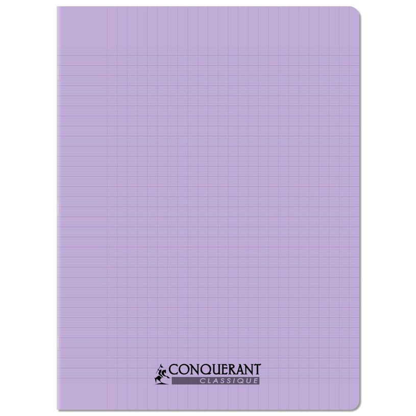 3020120254814-Conquérant Classique - Cahier polypro - 24 x 32 cm - 48 pages - grands carreaux (Seyes) --P_405242563_1-0