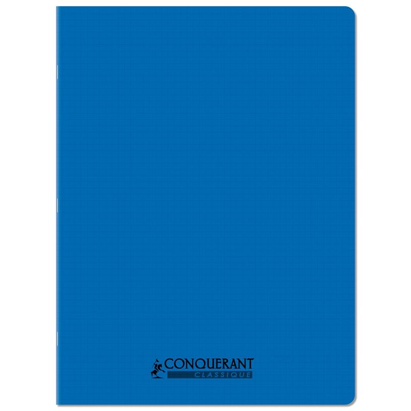 3020120259307-Conquérant Classique - Cahier polypro - 24 x 32 cm - 48 pages - petits carreaux (5x5 mm) -P_405242568_1-0