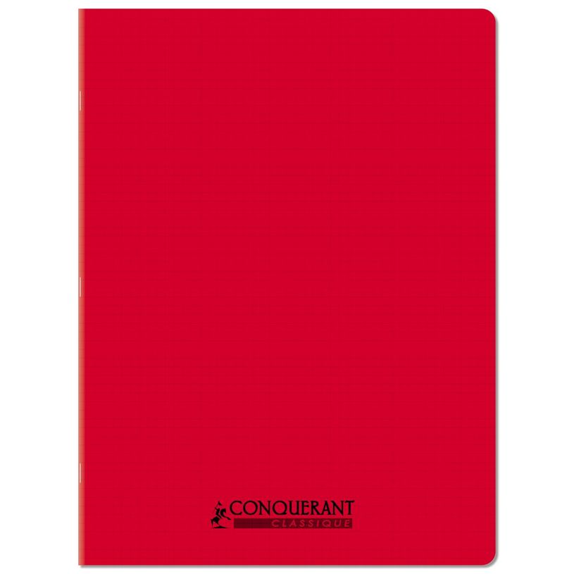 3020120259383-Conquérant Classique - Cahier polypro - 24 x 32 cm - 48 pages - petits carreaux (5x5 mm) -P_405242570_1-0