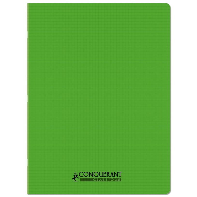 3020120259420-Conquérant Classique - Cahier polypro - 24 x 32 cm - 48 pages - petits carreaux (5x5 mm) -P_405242571_1-0