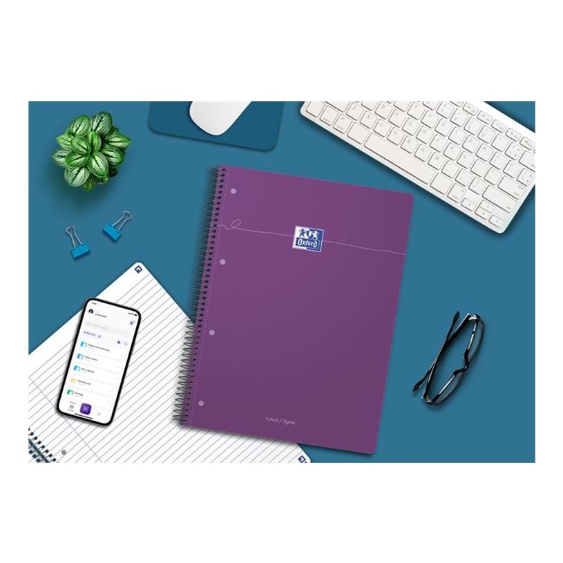 8412771053635-Oxford Smart Pastel - Cahier de notes - reliure à spirale - A4 Plus (210 x 297 mm) - 80 f-P_405242577_7-7