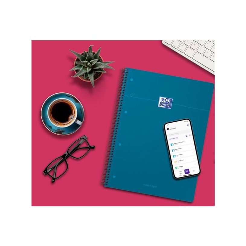 8412771053635-Oxford Smart Pastel - Cahier de notes - reliure à spirale - A4 Plus (210 x 297 mm) - 80 f-P_405242577_8-6