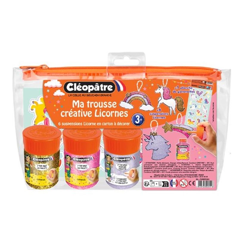 3134725025516-Cléopâtre My Creative - Kit de décorations avec 6 suspensions en carton épais à déco-P_405242585_1-0