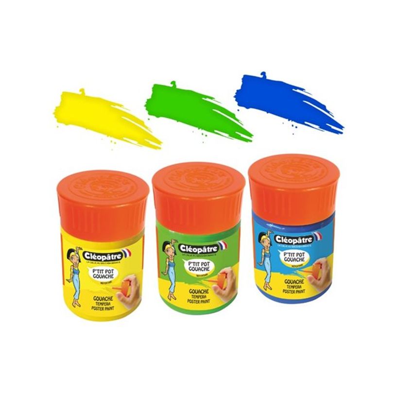 3134725025431-Cléopâtre My Creative - Kit de décorations avec 4 figurines 3D en carton épais à déc-P_405242586_2-3