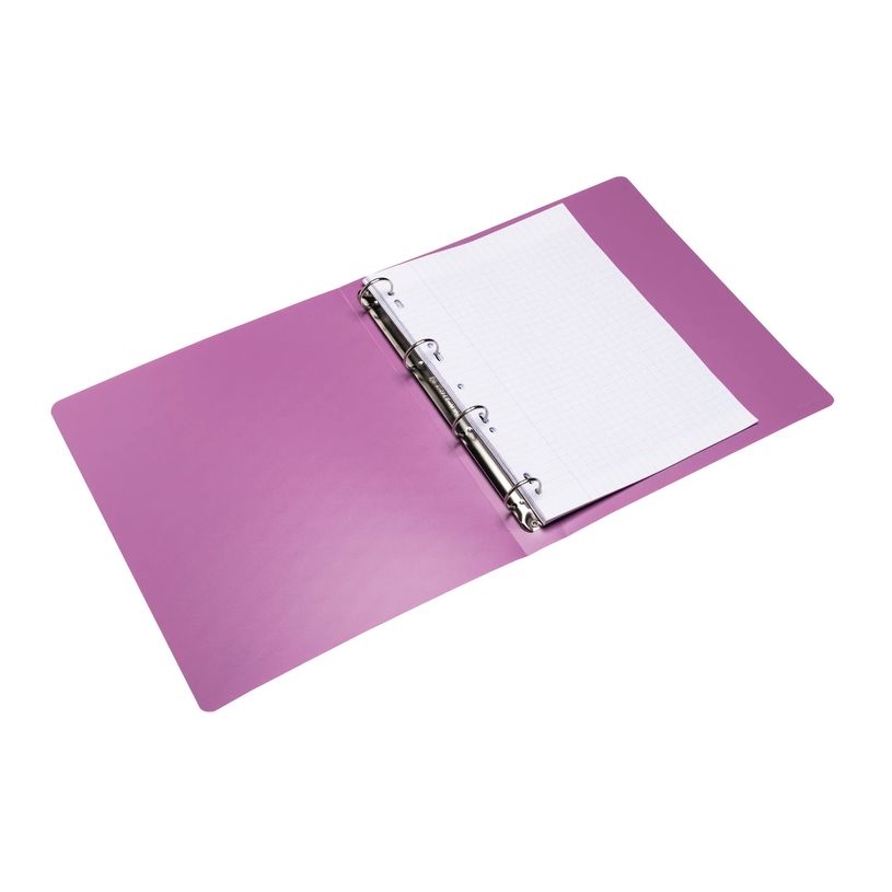 3130630519300-Exacompta - Classeur 4 Anneaux 30mm - Polypropylène Recyclé Pop'N Co - Couleurs Assortie-P_405242609_3-3