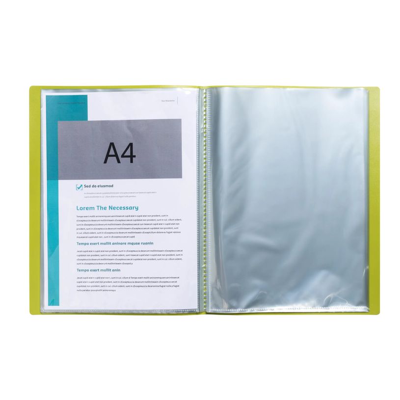 3130633889202-Exacompta - Protège-Documents en PP Recyclé Semi-Rigide Pop'N Co - 40 Vues - Couleurs As-P_405242610_4-5