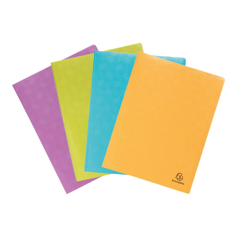 3130630163640-Exacompta - Protège-Documents en PP Recyclé Semi-Rigide Pop'N Co - 80 Vues - Couleurs As-P_405242612_1-0
