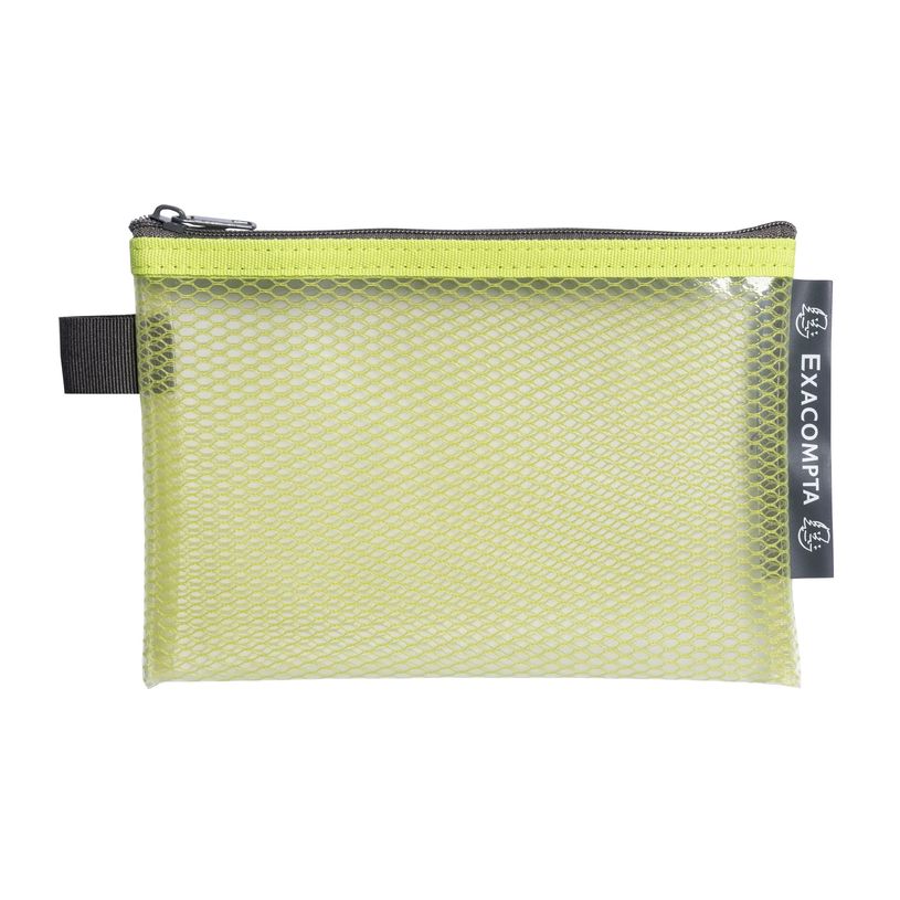 3130630381204-Exacompta Pop'N Co - Pochette à fermeture éclair - pour A6 (105 x 148 mm) - citron vert-P_405242614_11-4