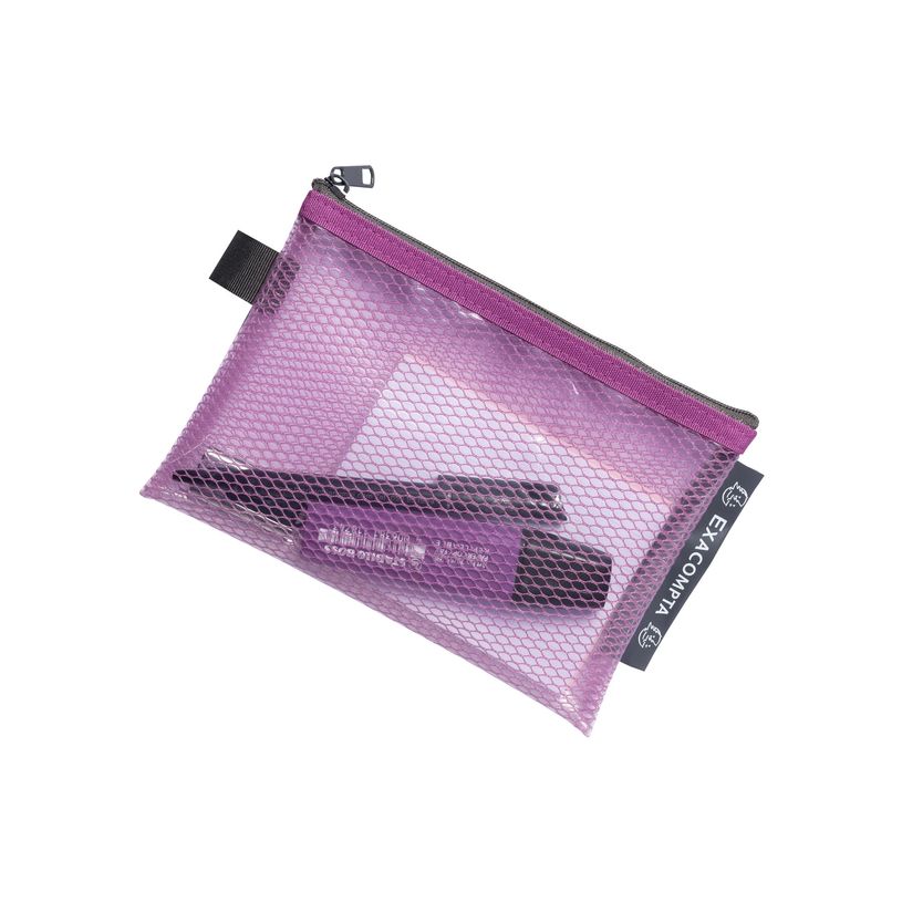 3130630381204-Exacompta Pop'N Co - Pochette à fermeture éclair - pour A6 (105 x 148 mm) - citron vert,-P_405242614_5-9