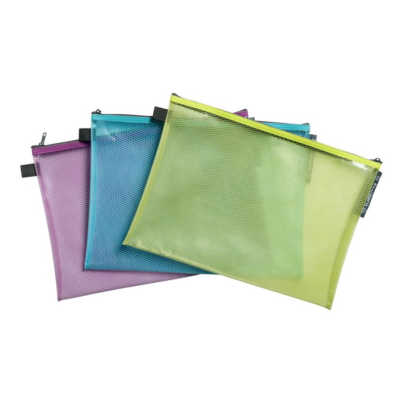 3130630381501-Exacompta Pop'N Co - Pochette à fermeture éclair - pour A4 (210 x 297 mm) - citron vert,-P_405242616_2-0