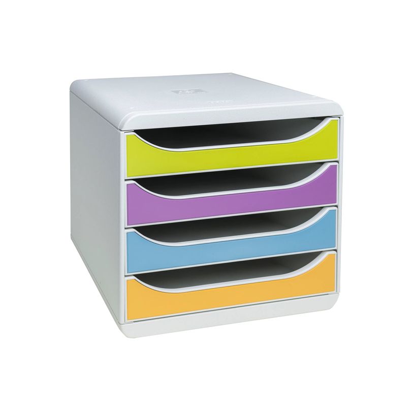 9002493310902-Exacompta - Module de Classement Big Box 4 Tiroirs Pop'N Co - Couleurs Assorties-P_405242618_1-0