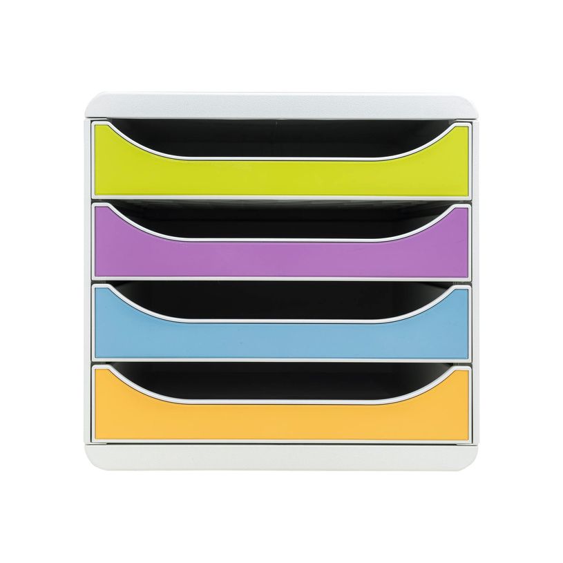9002493310902-Exacompta - Module de Classement Big Box 4 Tiroirs Pop'N Co - Couleurs Assorties-P_405242618_2-1