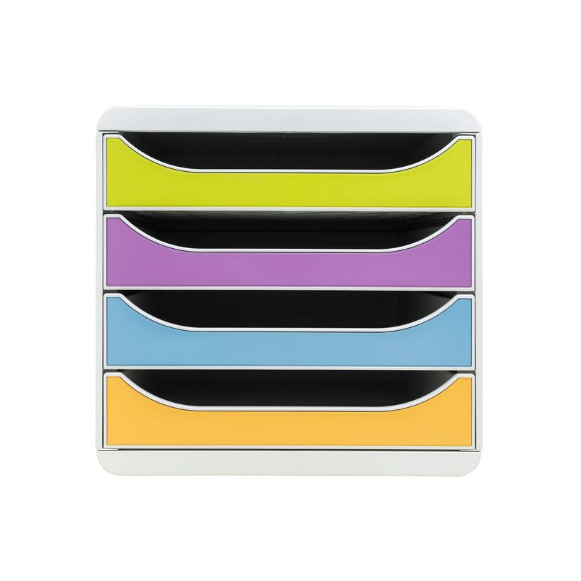 9002493310902-Exacompta - Module de Classement Big Box 4 Tiroirs Pop'N Co - Couleurs Assorties-P_405242618_3-2