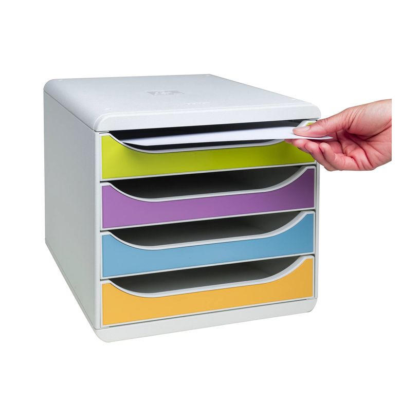 9002493310902-Exacompta - Module de Classement Big Box 4 Tiroirs Pop'N Co - Couleurs Assorties-P_405242618_5-4