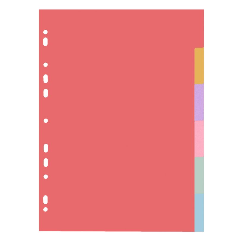 3130638160061-Les Prix Mini - Intercalaire A4 en Carte Recyclée – 6 Onglets-P_405242687_1-0