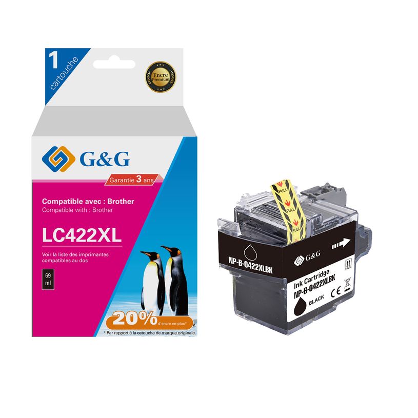 6942383144374-Cartouche compatible Brother LC422XL - noir - G&G-P_405242728_1-0