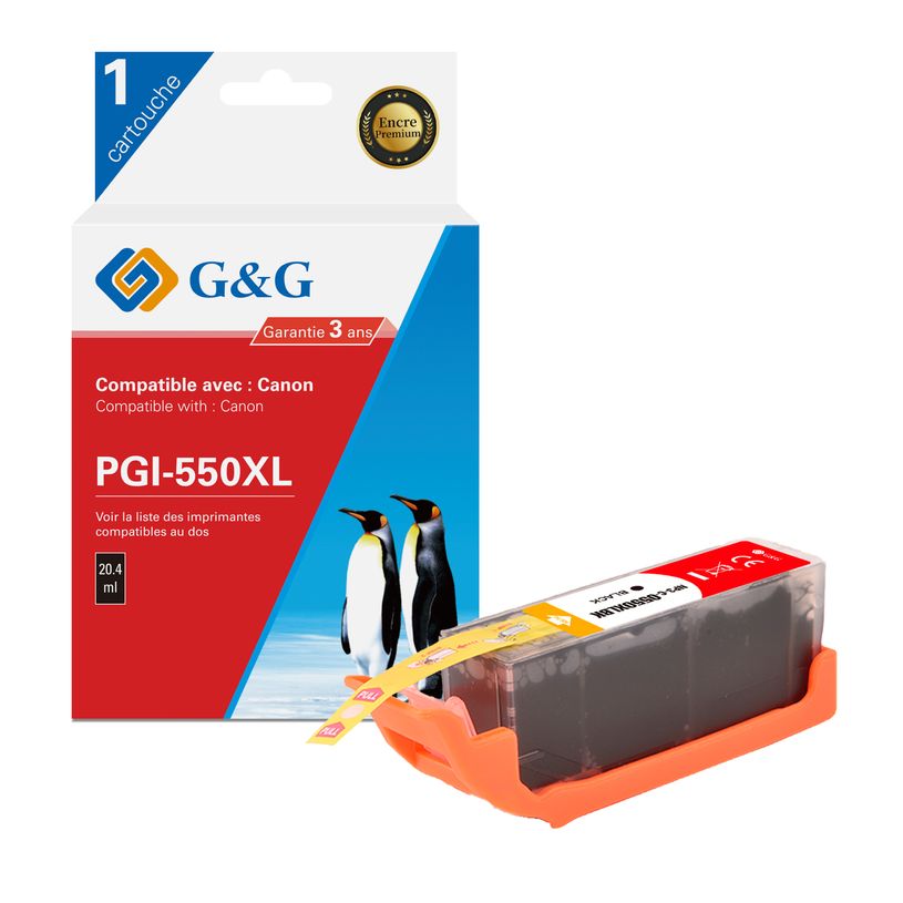 6941881288962-Cartouche compatible Canon PGI-550XL - noir photo - G&G-P_405242786_1-0