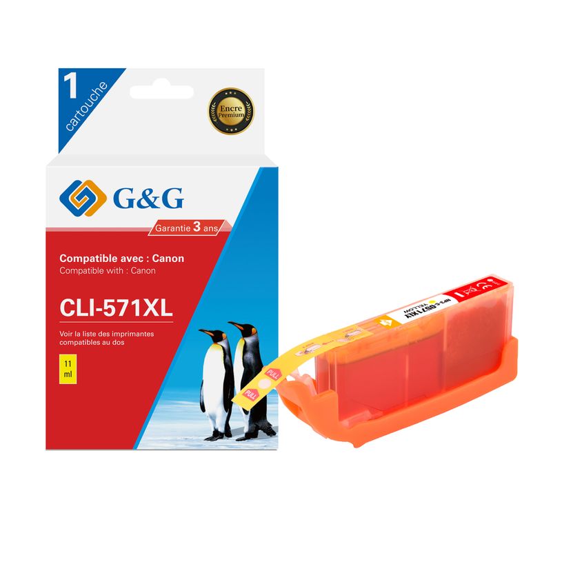 6937173406367-Cartouche compatible Canon CLI-571XL - jaune - G&G-P_405242796_1-0