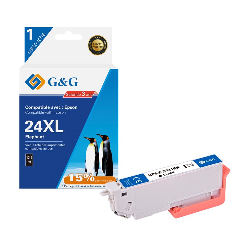 6937173406619-Cartouche compatible Epson 24XL Eléphant - noir - G&G-P_405242835_1-0