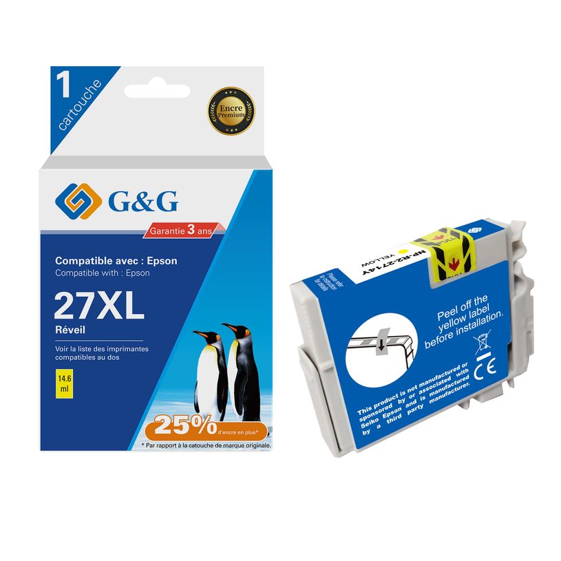 6937173406688-Cartouche compatible Epson 27XL Reveil - jaune - G&G-P_405242845_1-0