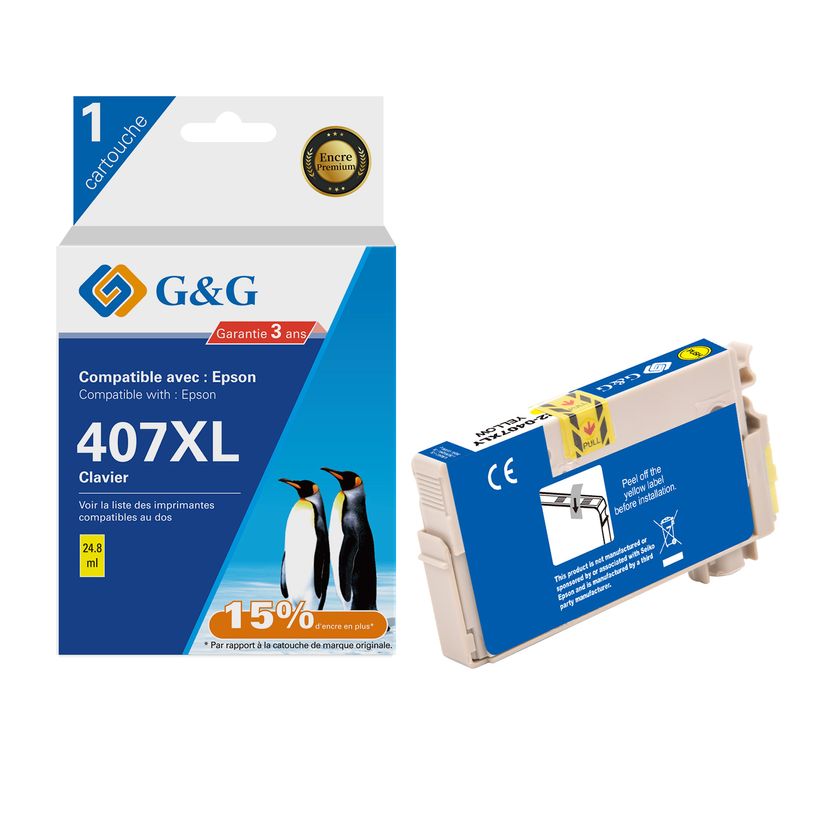 6937173406848-Cartouche compatible Epson 407 Clavier - jaune - G&G-P_405242864_1-0