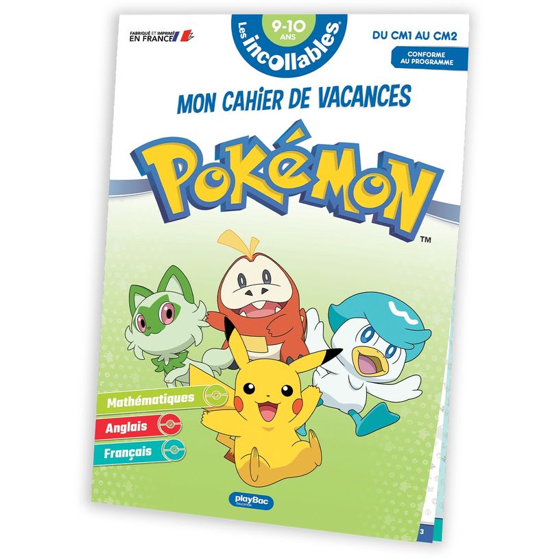 9782809692426-Cahier de vacances Pokémon - Du CM1 au CM2--0