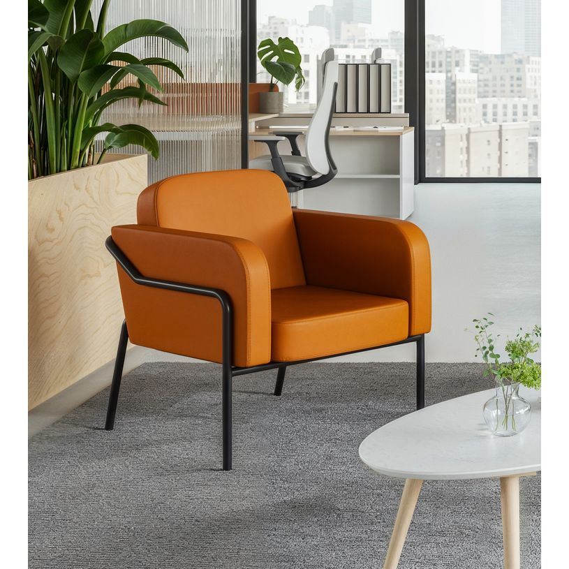 3660141964646-Fauteuil MEDSO "L" - PVC -  orange--3